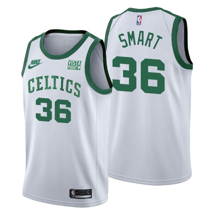 Men's Boston Celtics Marcus Smart #36 75th Anniversary Jersey 2401ESGD